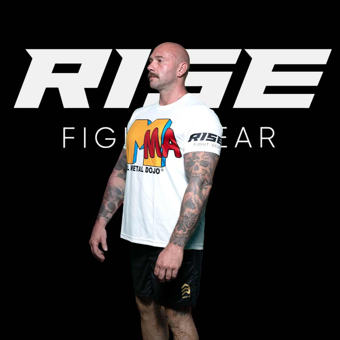 RISE X FULL METAL DOJO COLLAB T-SHIRT