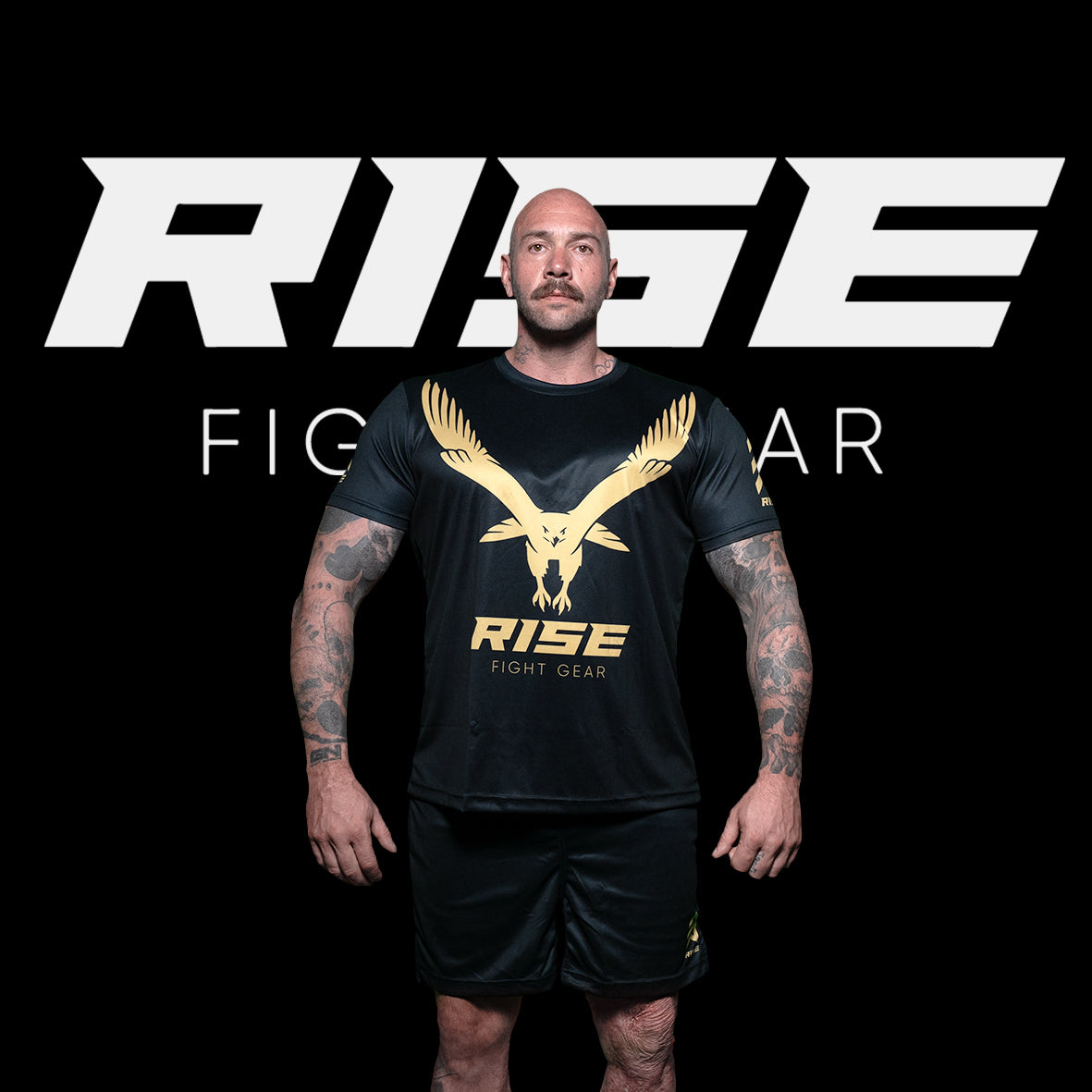 RISE EAGLE T-SHIRT (BLACK)