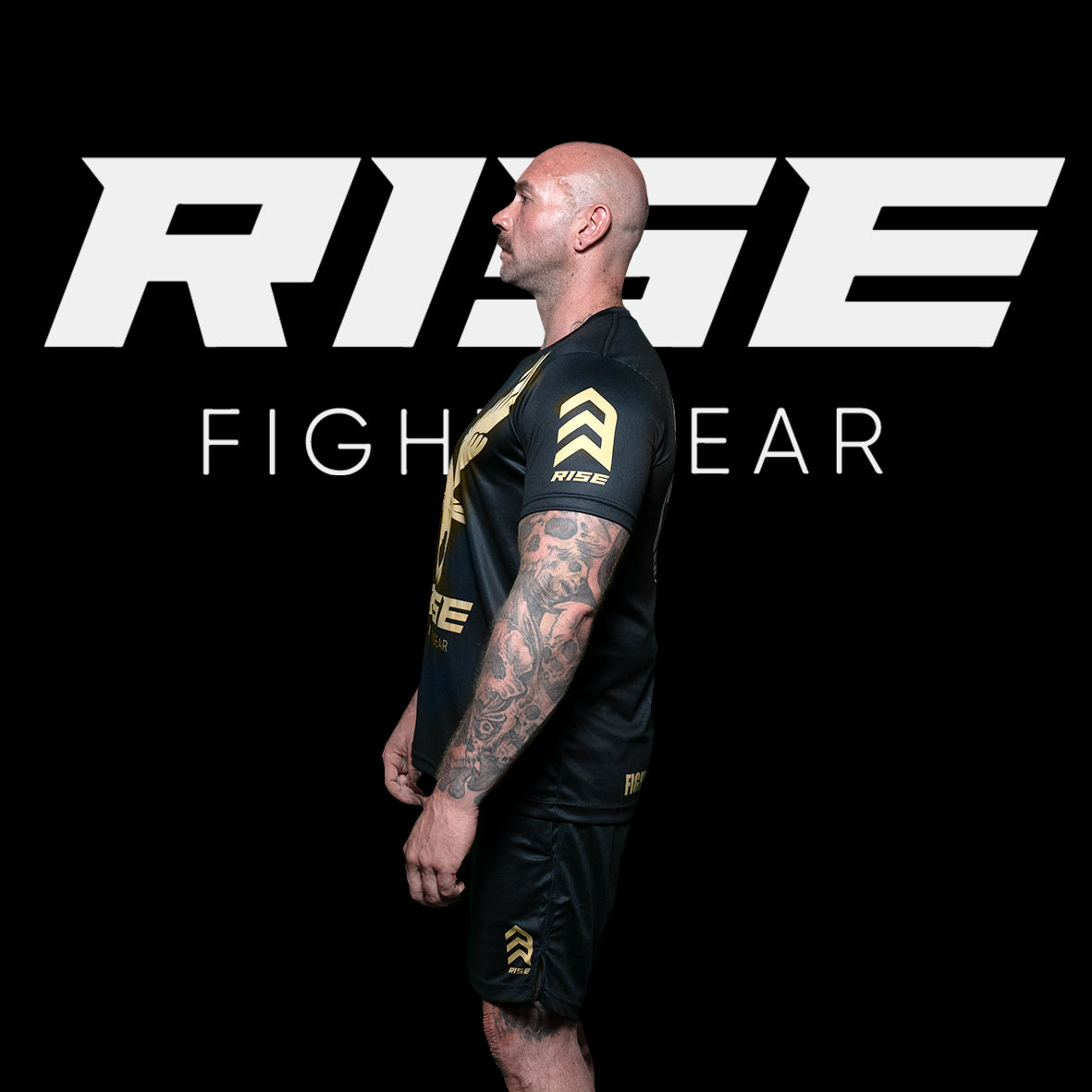 RISE EAGLE T-SHIRT (BLACK)