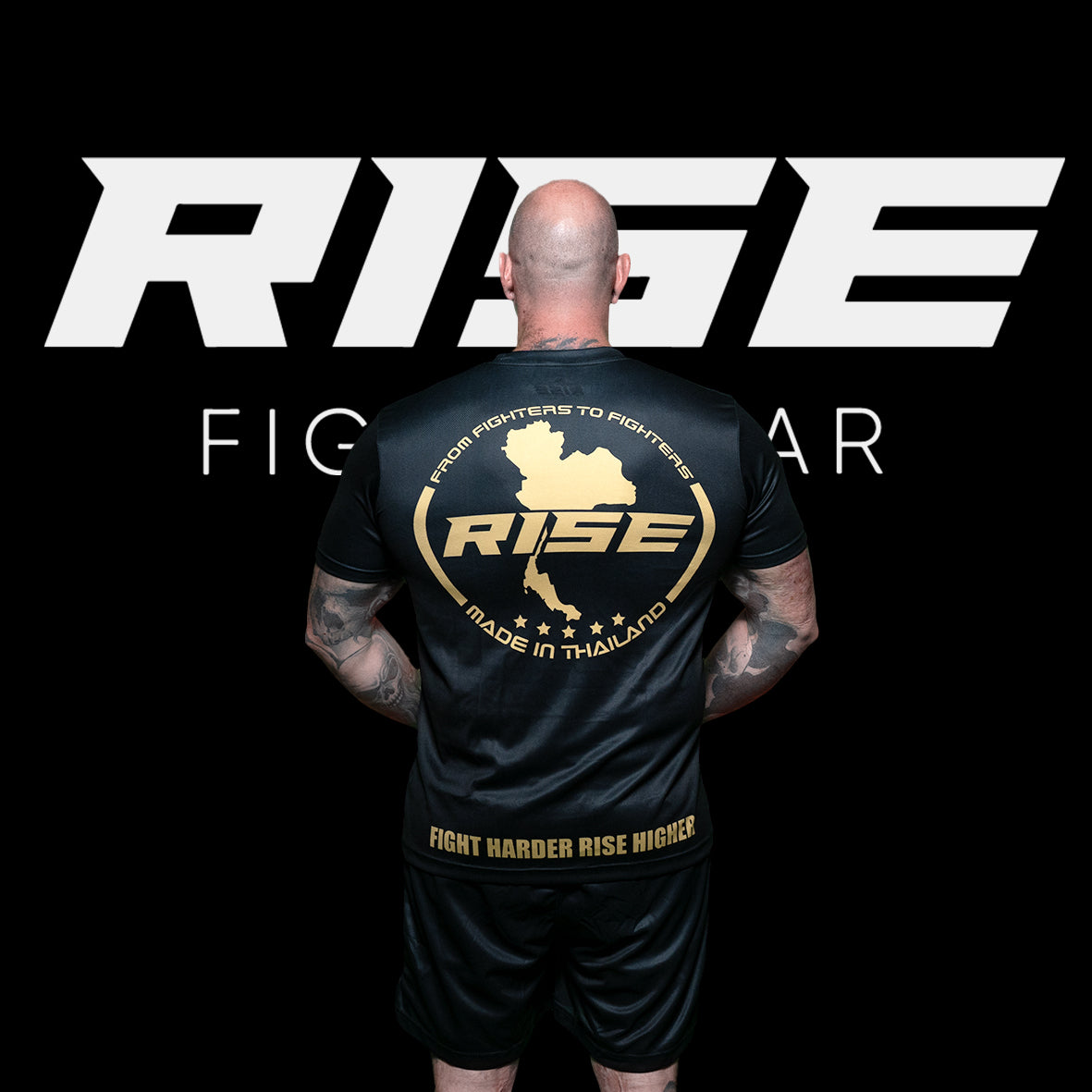 RISE EAGLE T-SHIRT (BLACK)