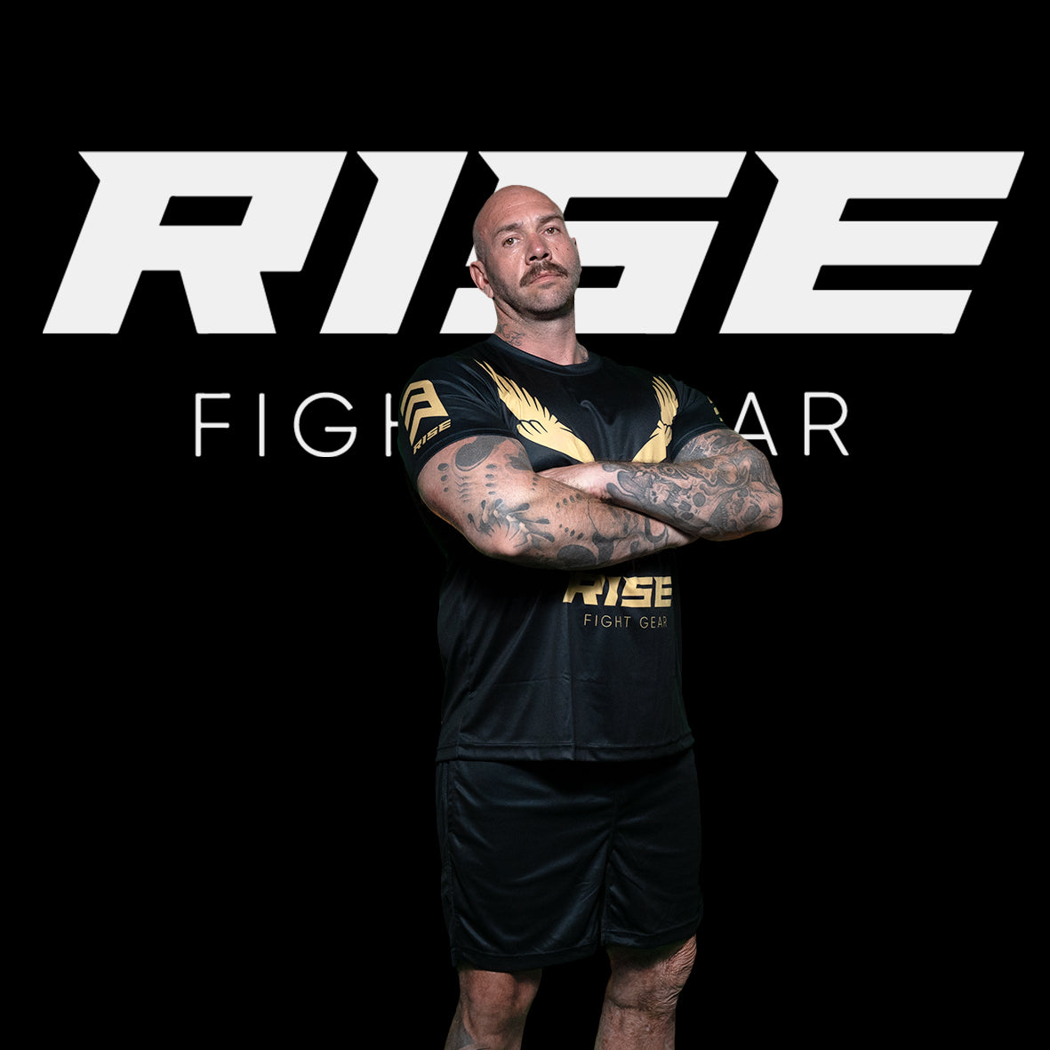 RISE EAGLE T-SHIRT (BLACK)