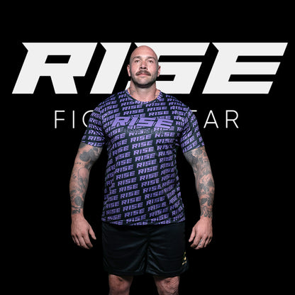 RISE PATTERN T-SHIRT (PURPLE)