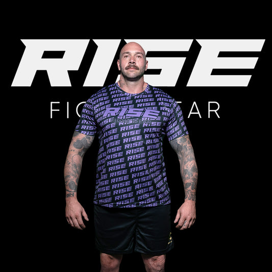 RISE PATTERN T-SHIRT (PURPLE)