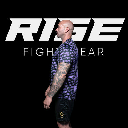 RISE PATTERN T-SHIRT (PURPLE)