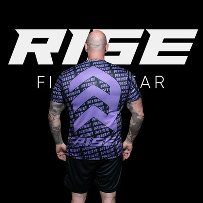 RISE PATTERN T-SHIRT (PURPLE)