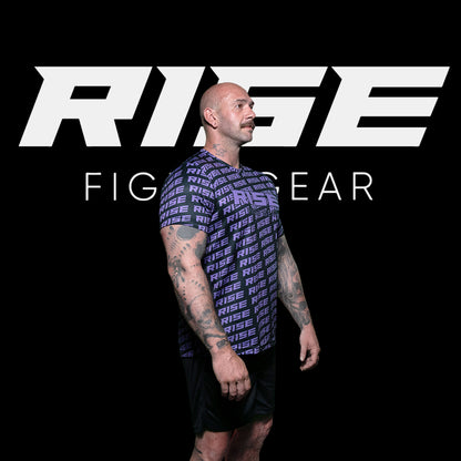 RISE PATTERN T-SHIRT (PURPLE)