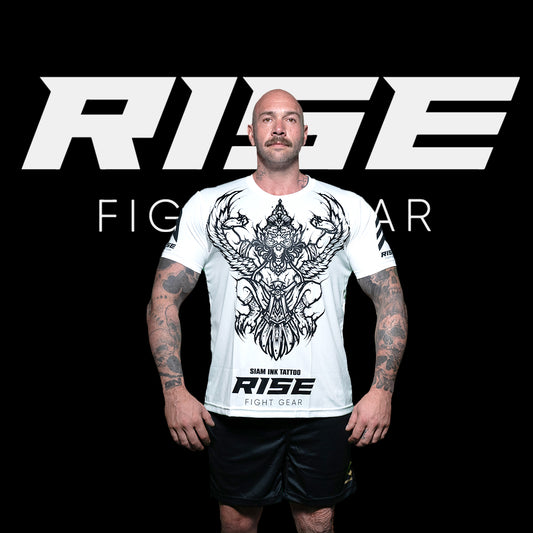 RISE X SIAM INK TATTOO T-SHIRT (WHITE)