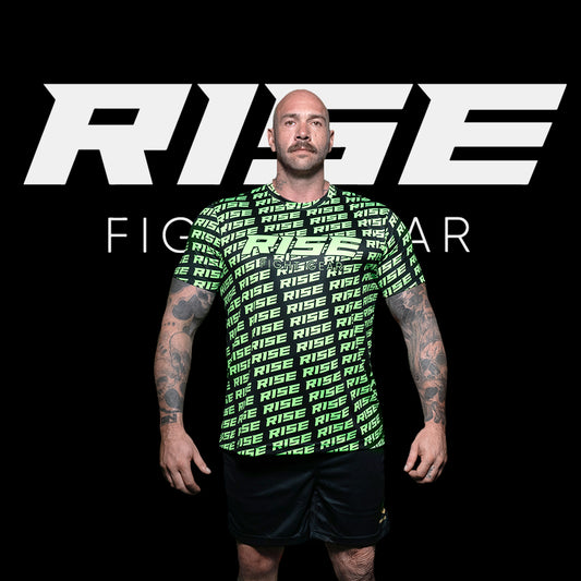 RISE PATTERN T-SHIRT (GREEN)