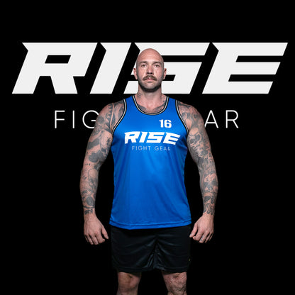 RISE BASKETBALL JERSEY 16 (BLUE/WHITE)