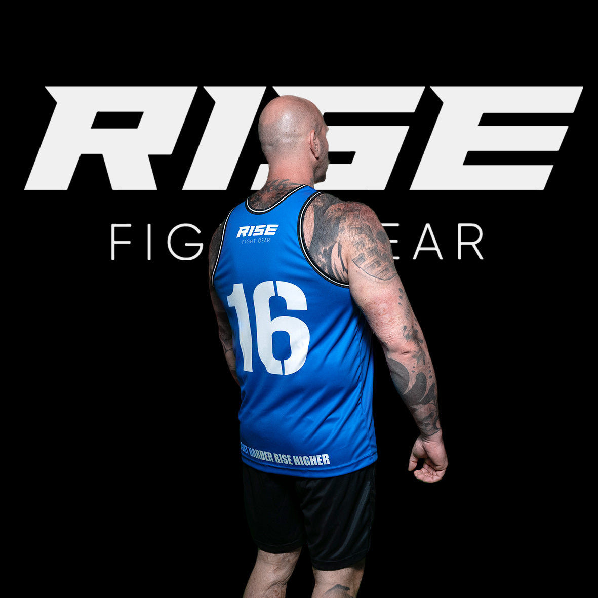 RISE BASKETBALL JERSEY 16 (BLUE/WHITE)