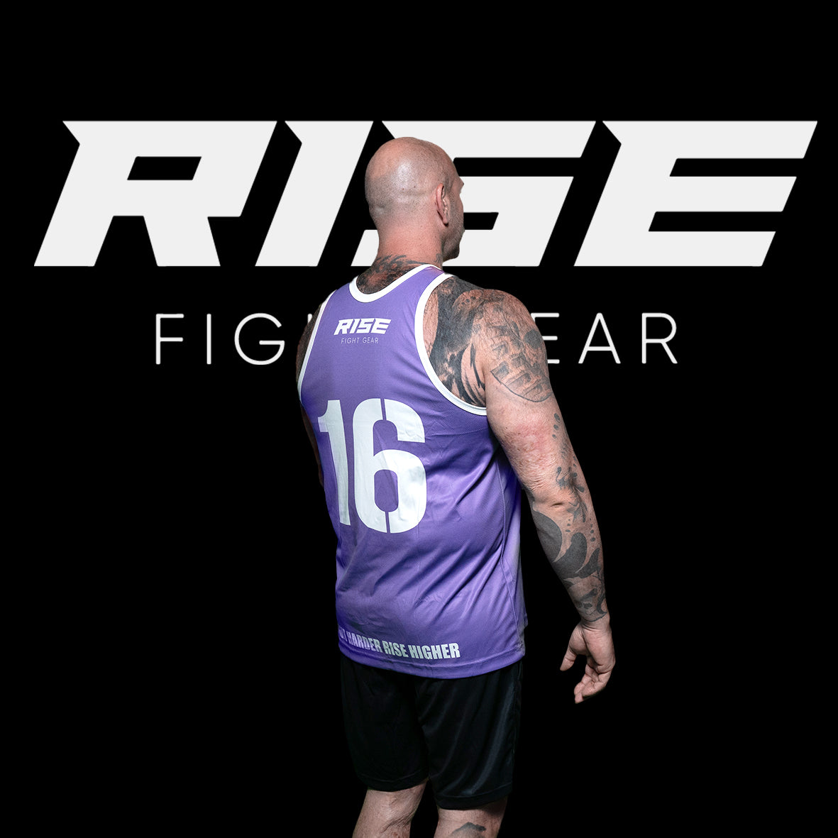 RISE BASKETBALL JERSEY 16 (PURPLE/WHITE)