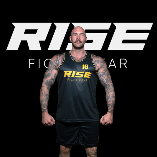 RISE BASKETBALL JERSEY 16 (DARK GREY/YELLOW)