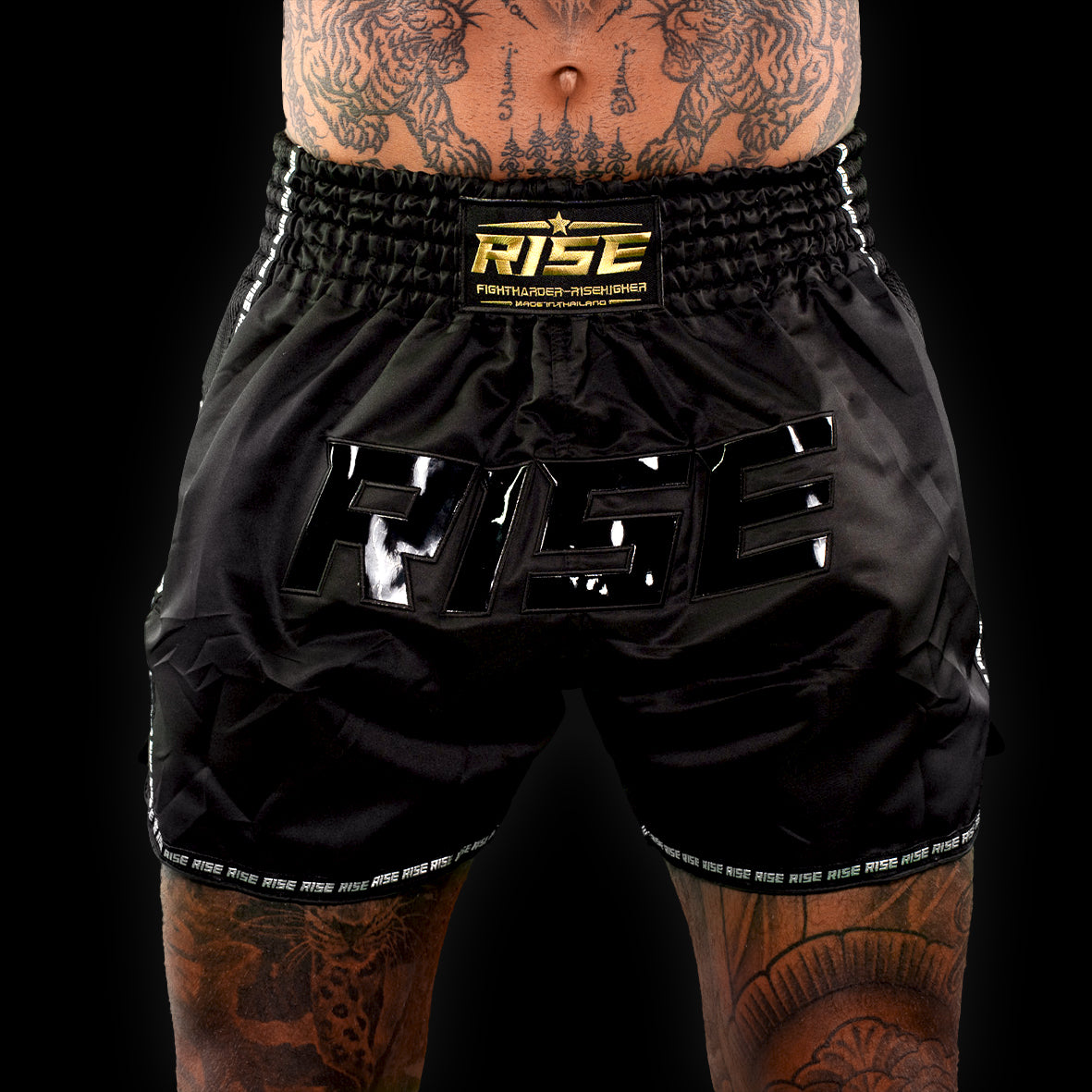 'BLACKOUT' MUAY THAI SHORTS