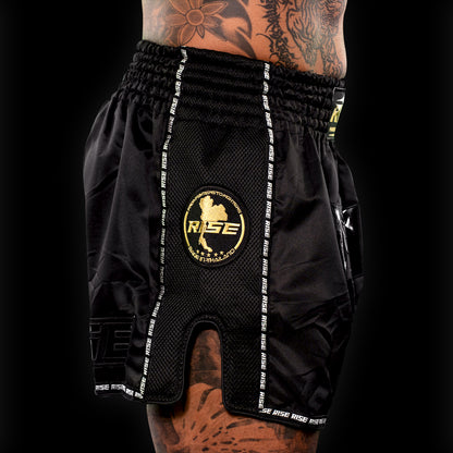 'BLACKOUT' MUAY THAI SHORTS