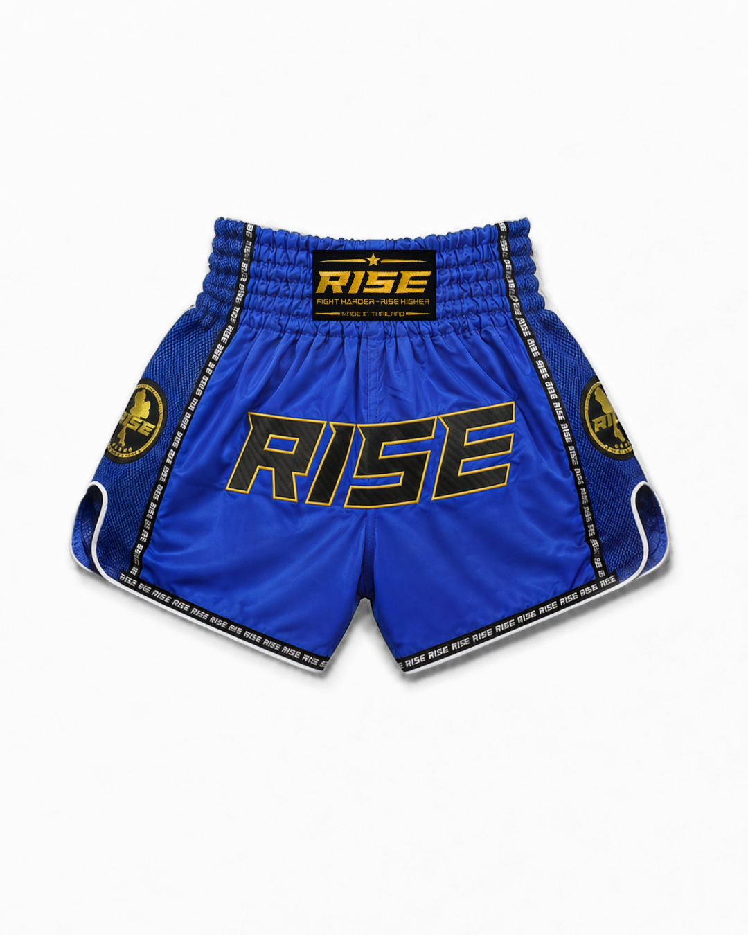RISE CARBON MUAY THAI SHORTS (BLUE)
