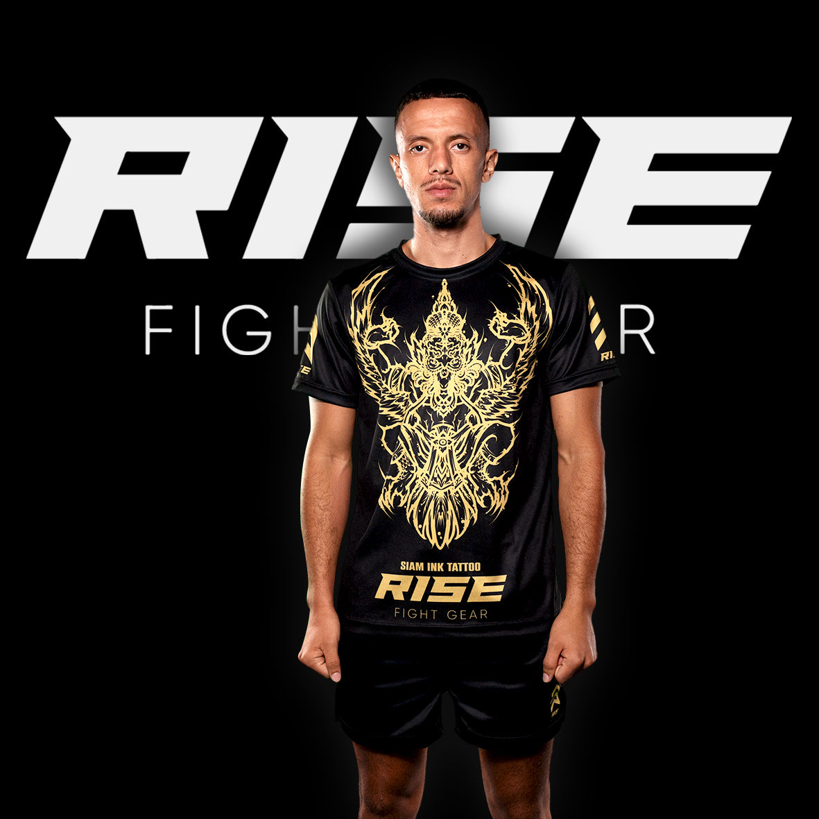 RISE X SIAM TATTOO INK T-SHIRT (BLACK)