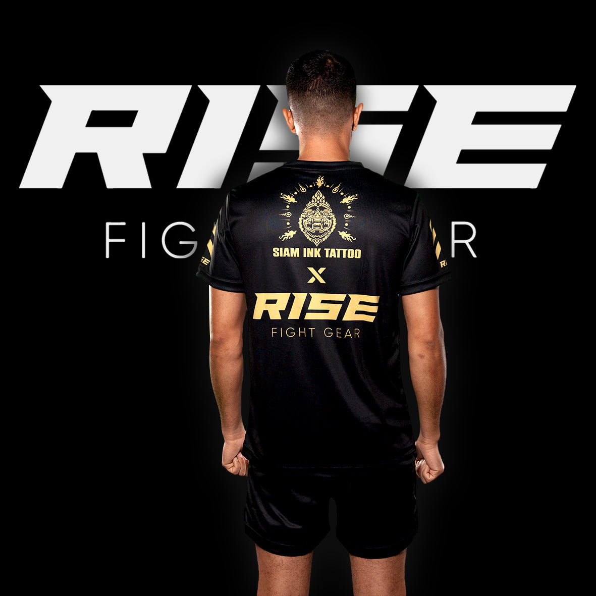 RISE X SIAM TATTOO INK T-SHIRT (BLACK)