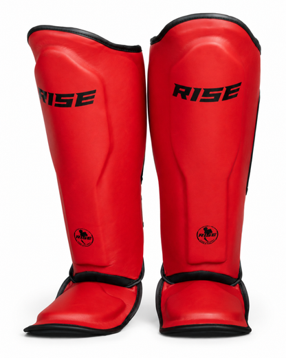 RISE SHINGUARDS (DARK RED)
