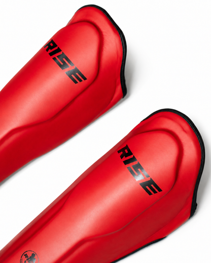 RISE SHINGUARDS (DARK RED)
