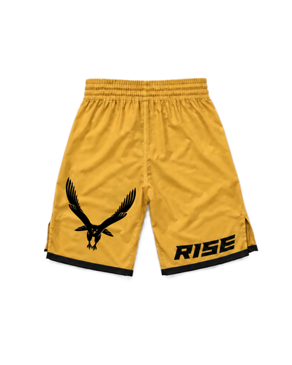 RISE MMA SHORTS (GOLD/BLACK)