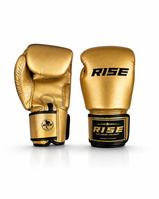 RISE BOXING GLOVES (GOLD)