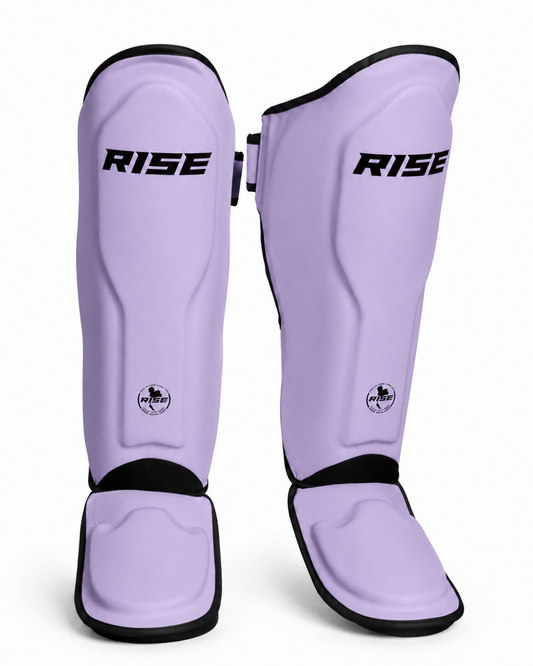RISE SHINGUARDS (PURPLE GREY)