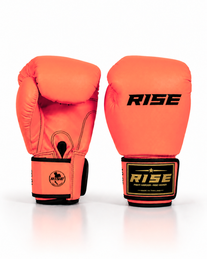 RISE BOXING GLOVES (NEON ORANGE)