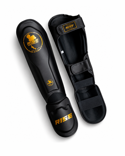 RISE TEAM THAILAND SHINGUARDS (BLACK)