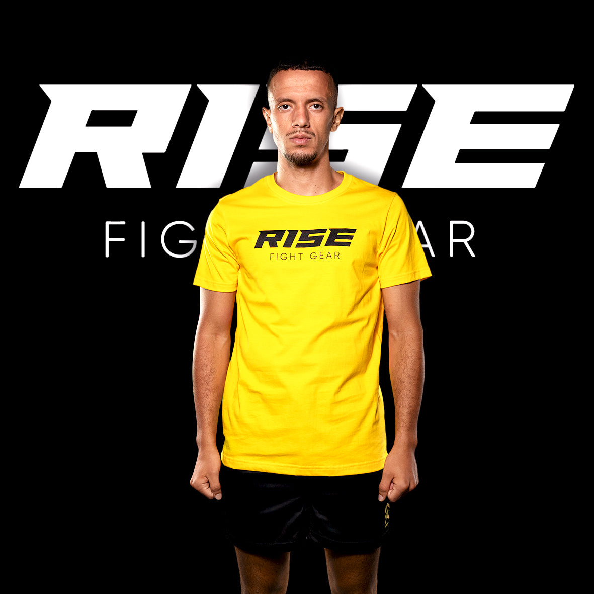 RISE COTTON T-SHIRT (YELLOW)