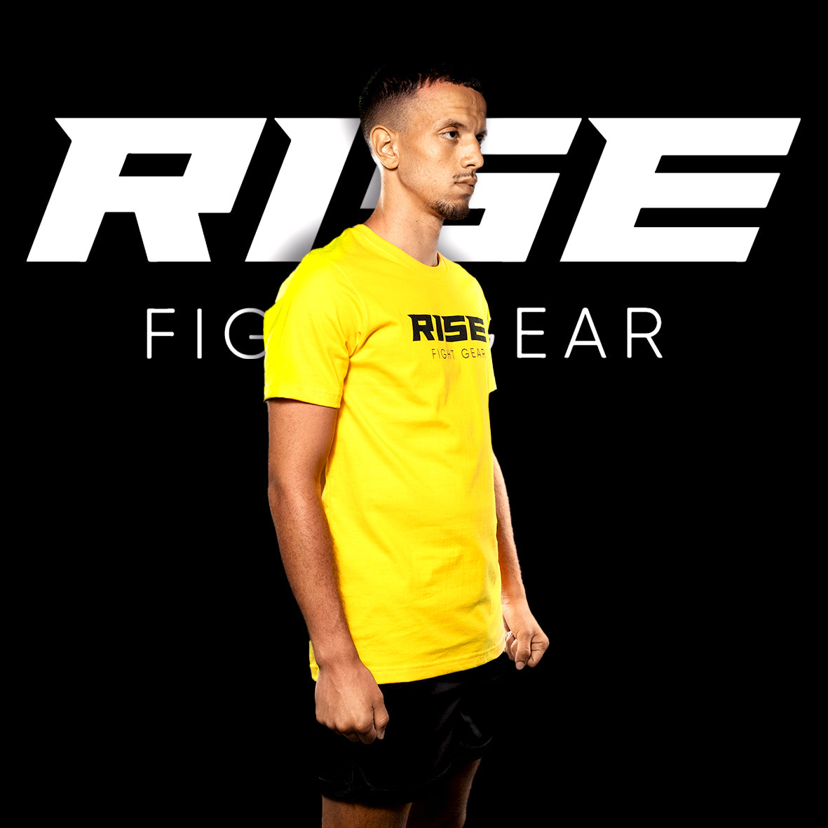 RISE COTTON T-SHIRT (YELLOW)