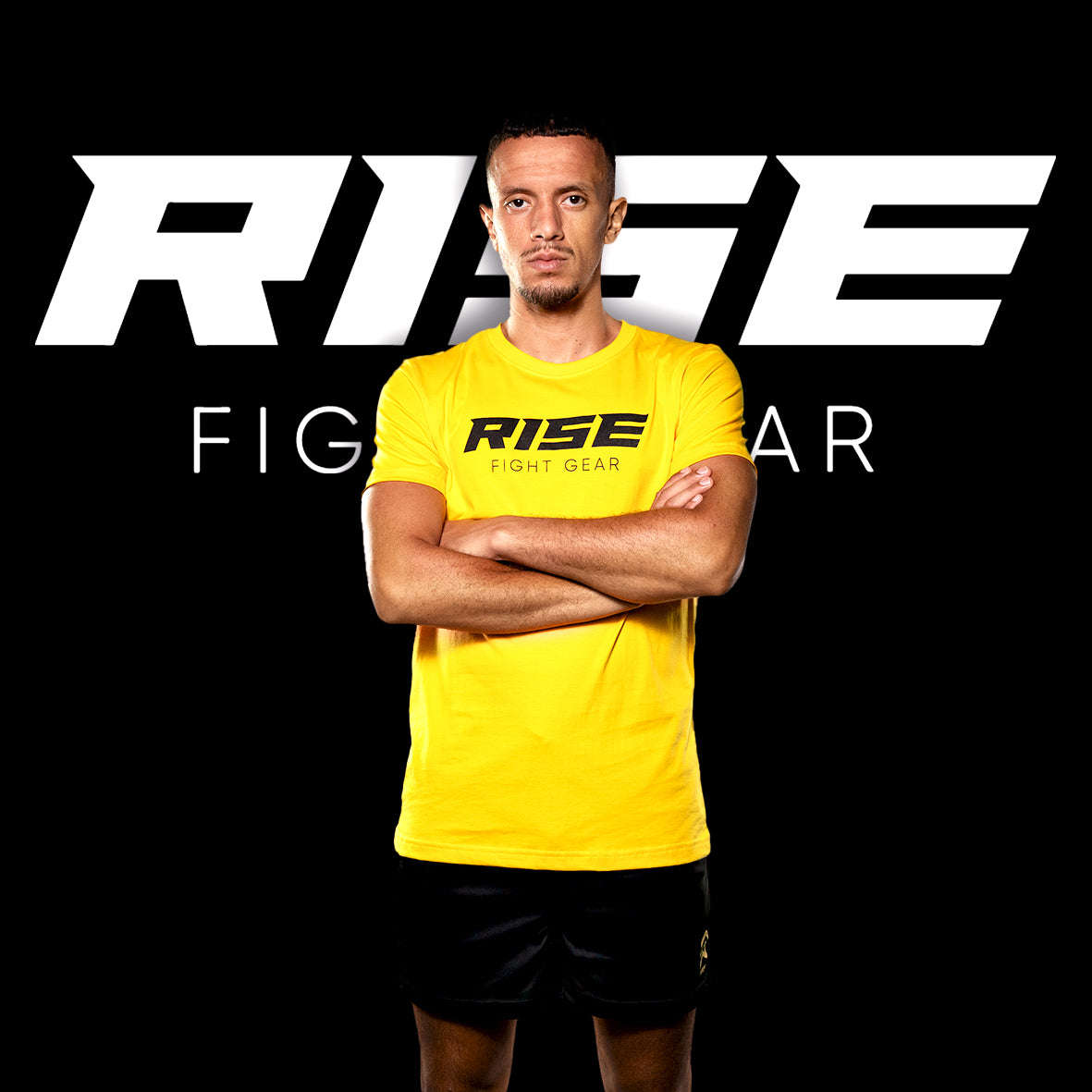 RISE COTTON T-SHIRT (YELLOW)