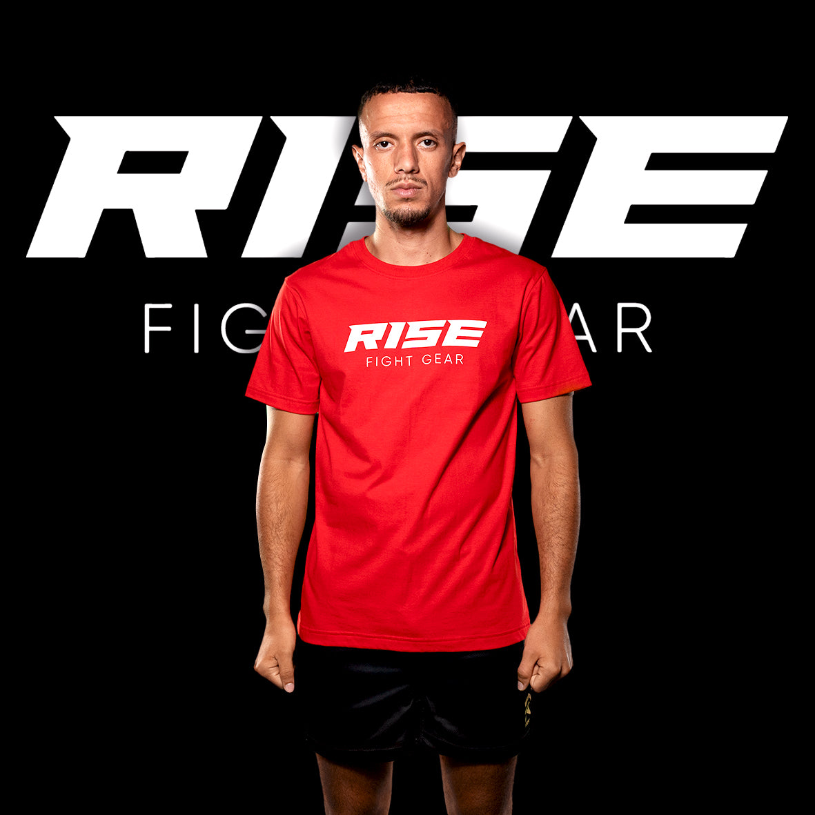 RISE COTTON T-SHIRT (RED)