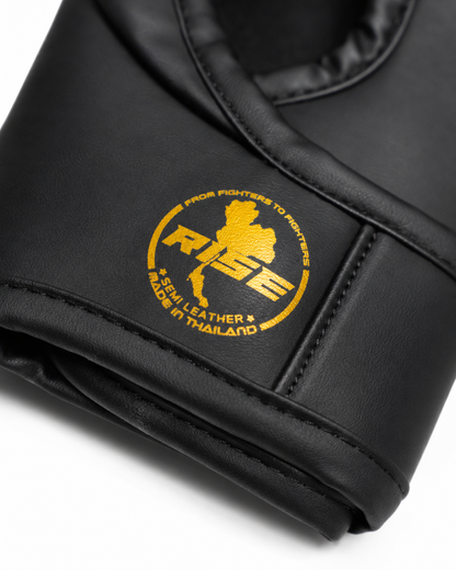 RISE MMA COMPETITION GLOVES (BLACK)