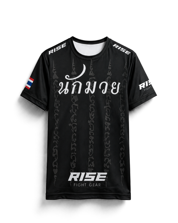 RISE NAK MUAY T-SHIRT (BLACK)
