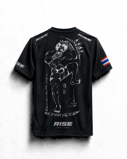 RISE NAK MUAY T-SHIRT (BLACK)
