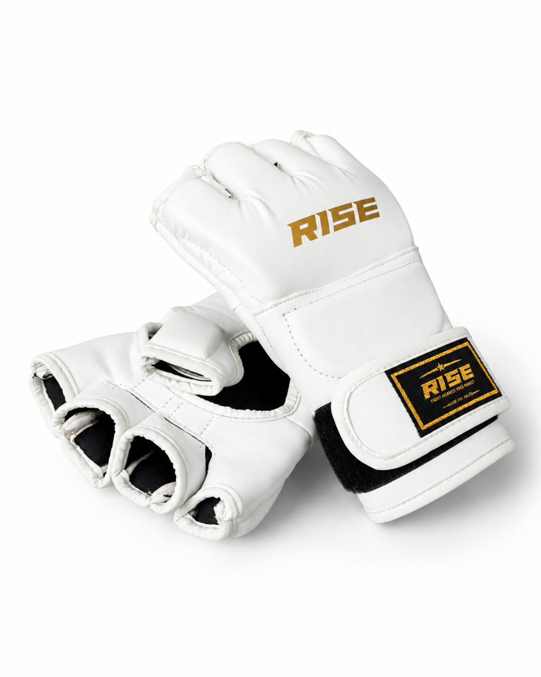 RISE MMA COMPETITION GLOVES (WHITE)