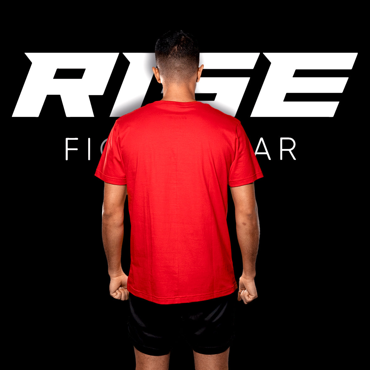 RISE COTTON T-SHIRT (RED)