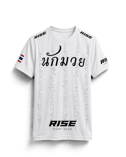 RISE NAK MUAY T-SHIRT (WHITE)