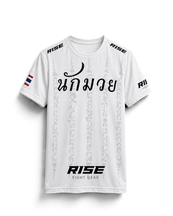 RISE NAK MUAY T-SHIRT (WHITE)