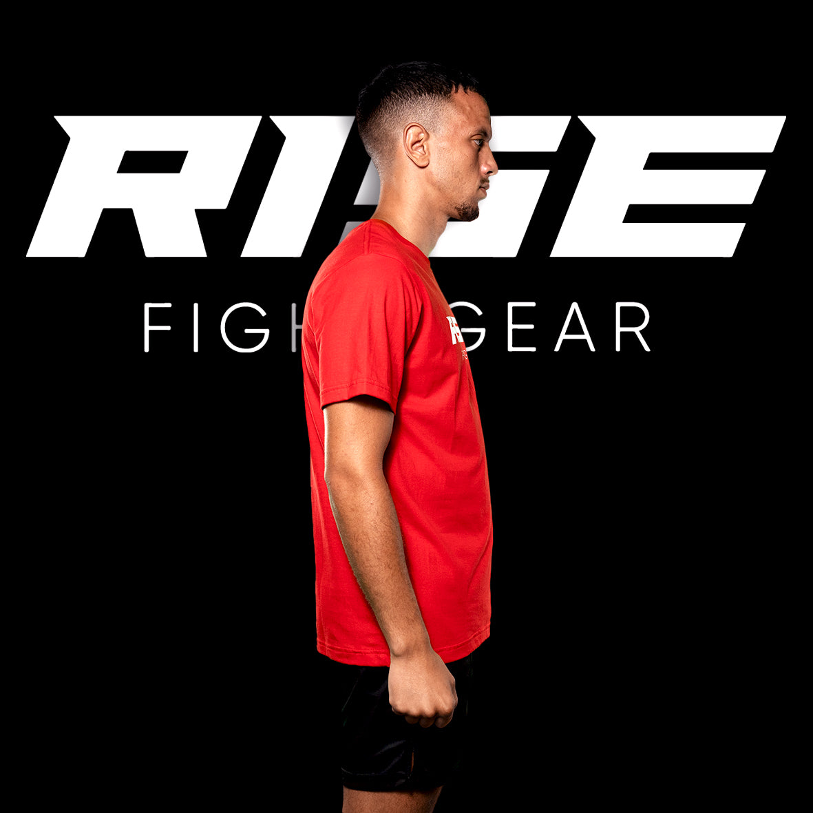 RISE COTTON T-SHIRT (RED)