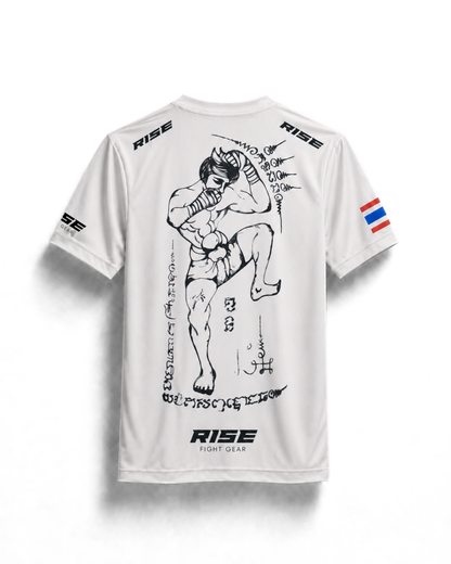 RISE NAK MUAY T-SHIRT (WHITE)