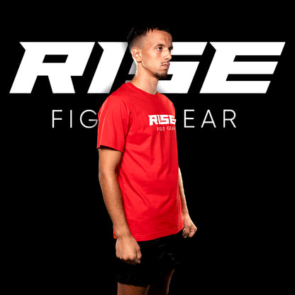 RISE COTTON T-SHIRT (RED)