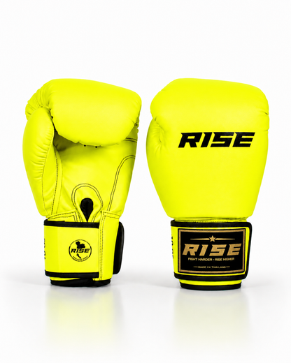 RISE BOXING GLOVES (NEON YELLOW)