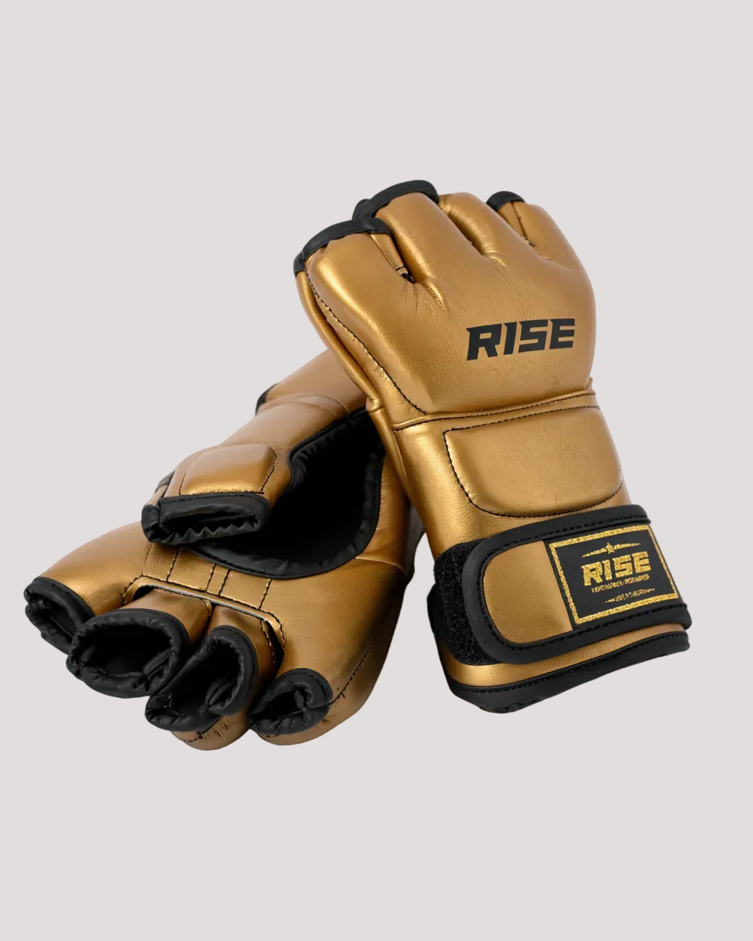 RISE MMA COMPETITION GLOVES (GOLD)
