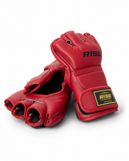 RISE MMA COMPETITION GLOVES (RED)