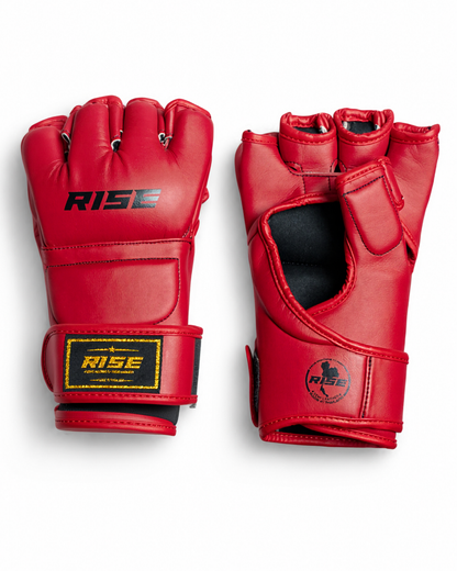 RISE MMA COMPETITION GLOVES (RED)