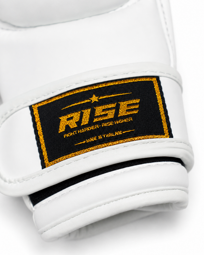 RISE MMA SPARRING GLOVES (WHITE)
