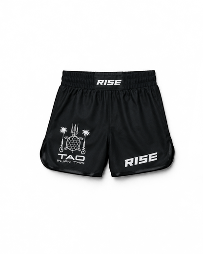 RISE X TAO HYBRID SHORTS (BLACK/WHITE)