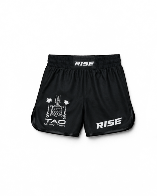 RISE X TAO HYBRID SHORTS (BLACK/WHITE)
