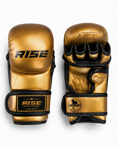 RISE MMA SPARRING GLOVES (GOLD)